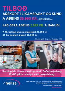 GYM heilsa - Janúartilboð 2016