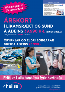 GYM heilsa - Janúartilboð 2016